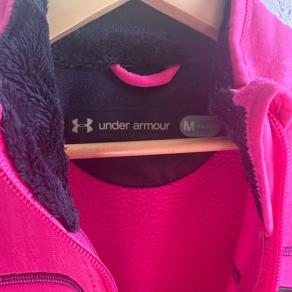 Under Armour Women's Vibrant Pink Utility Jacket - Picture 5 of 7